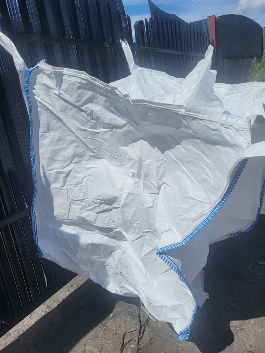 Worki big bag 1M po jednorazowym transporcie budyniu, udźwig do 900 kg